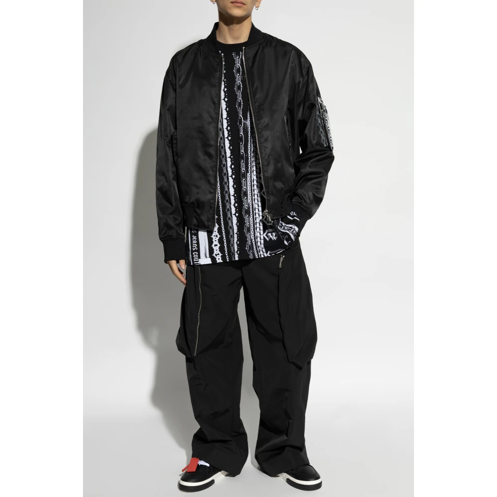 Versace Jeans Couture Jas met logo Black Heren