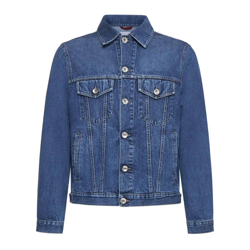 BRUNELLO CUCINELLI Denim Jassen voor Mannen en Vrouwen Blue Heren