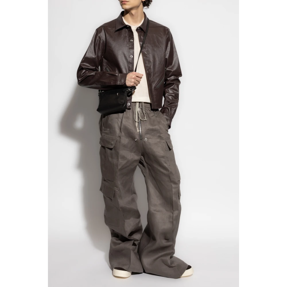 Rick Owens T-shirt Level T Beige Heren