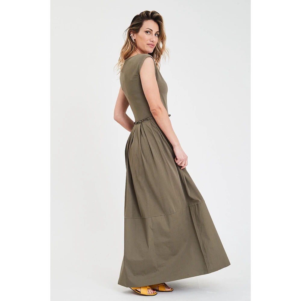 Alpha Studio Lange jurk Green Dames