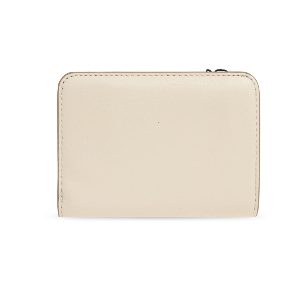 Marc Jacobs Portemonnee 'The J Marc Mini' Beige Dames