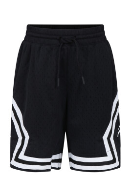 mesh-sporty-black-shorts-with-drawstring