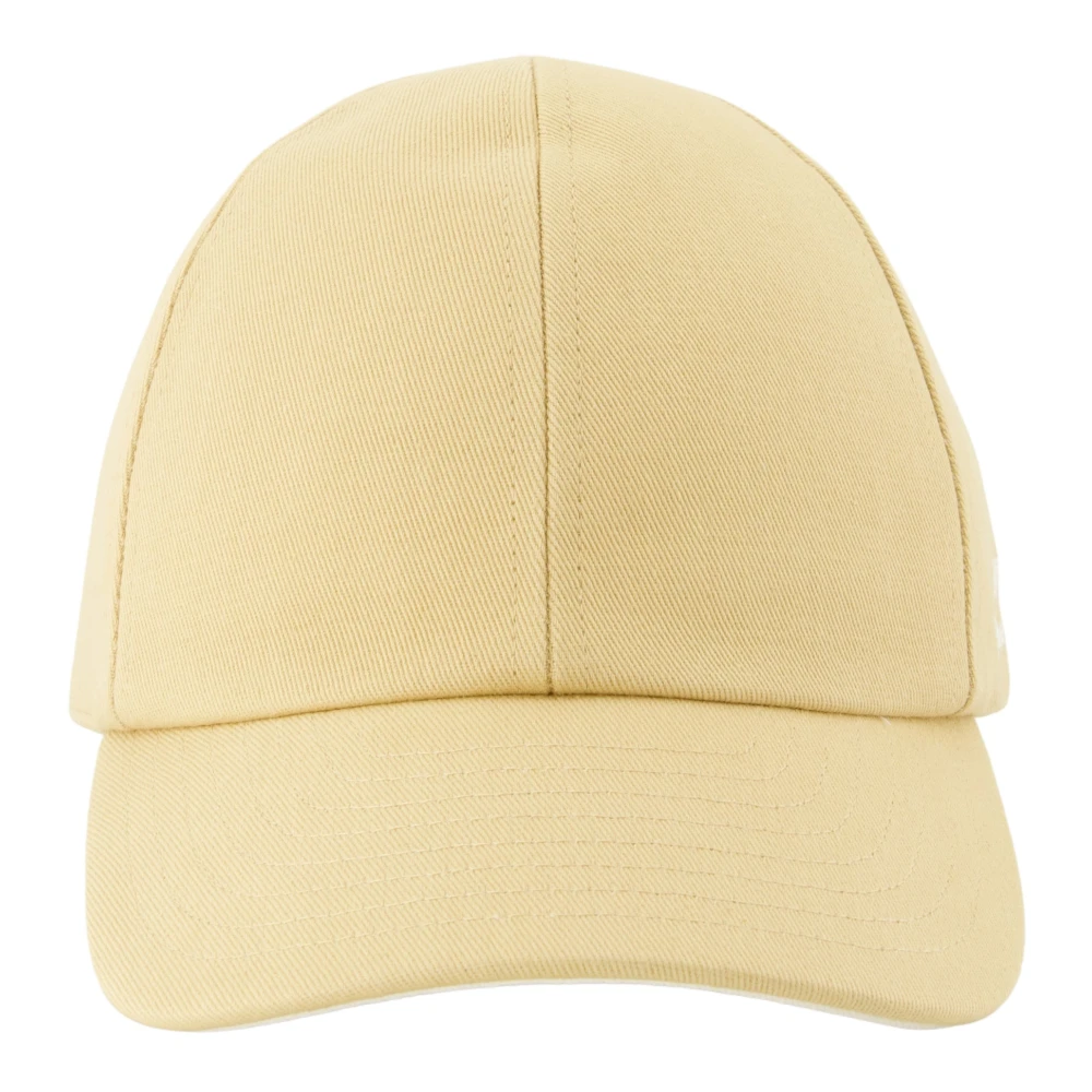 Courrèges Beige Hats & Caps, Male, M, Signature Ac Cotton Cap