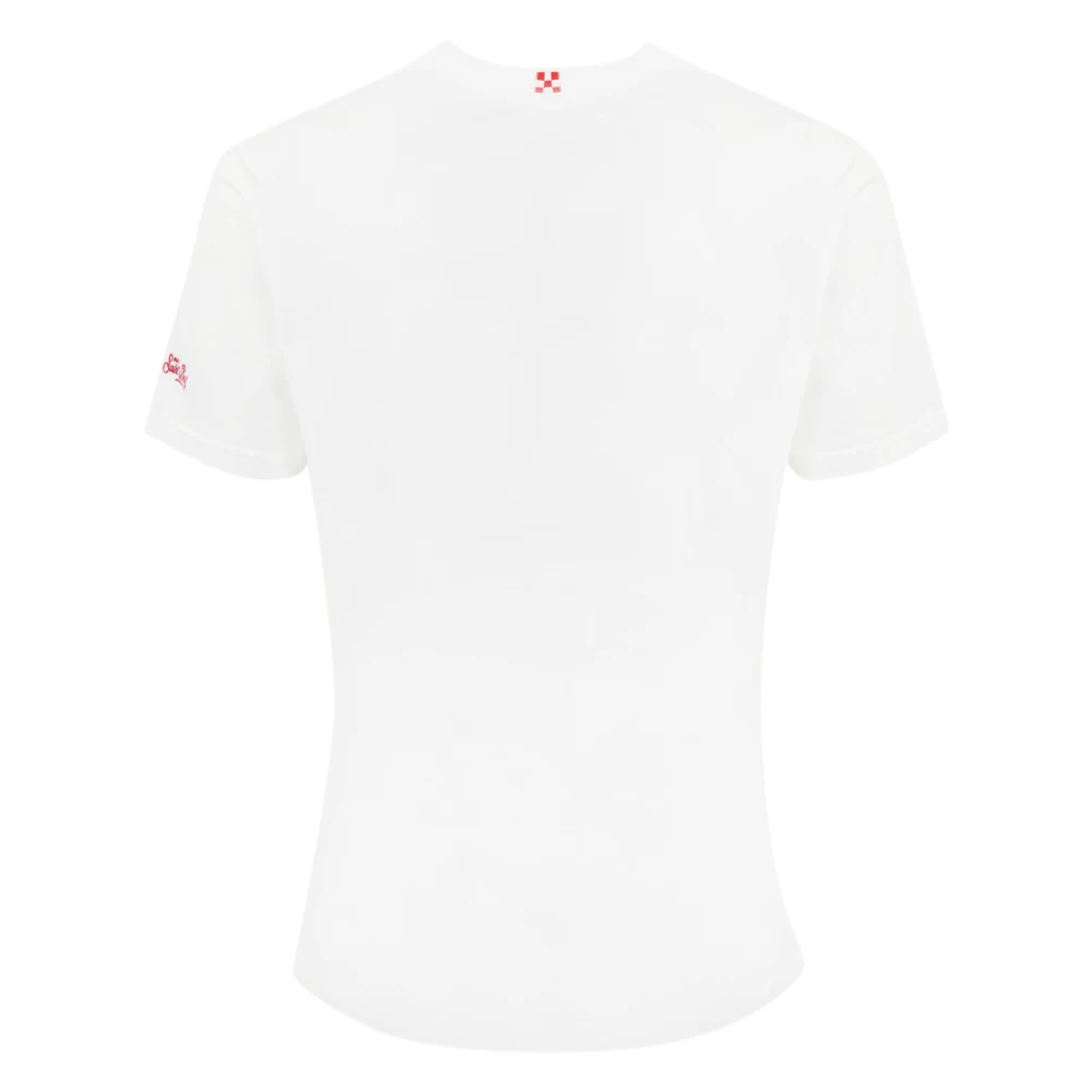 MC2 Saint Barth Katoenen T-shirt Korte Mouwen Ronde Hals White Heren