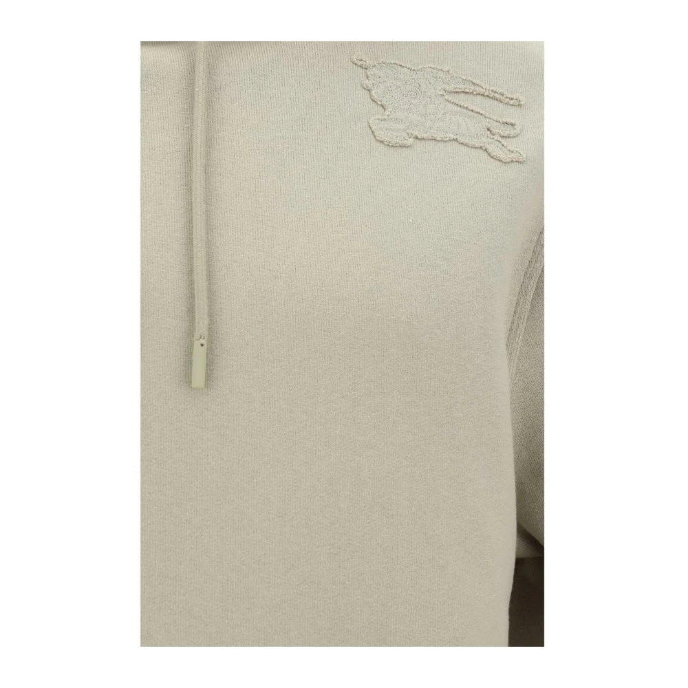 Burberry Iconische katoenen hoodie met trekkoord Green Heren