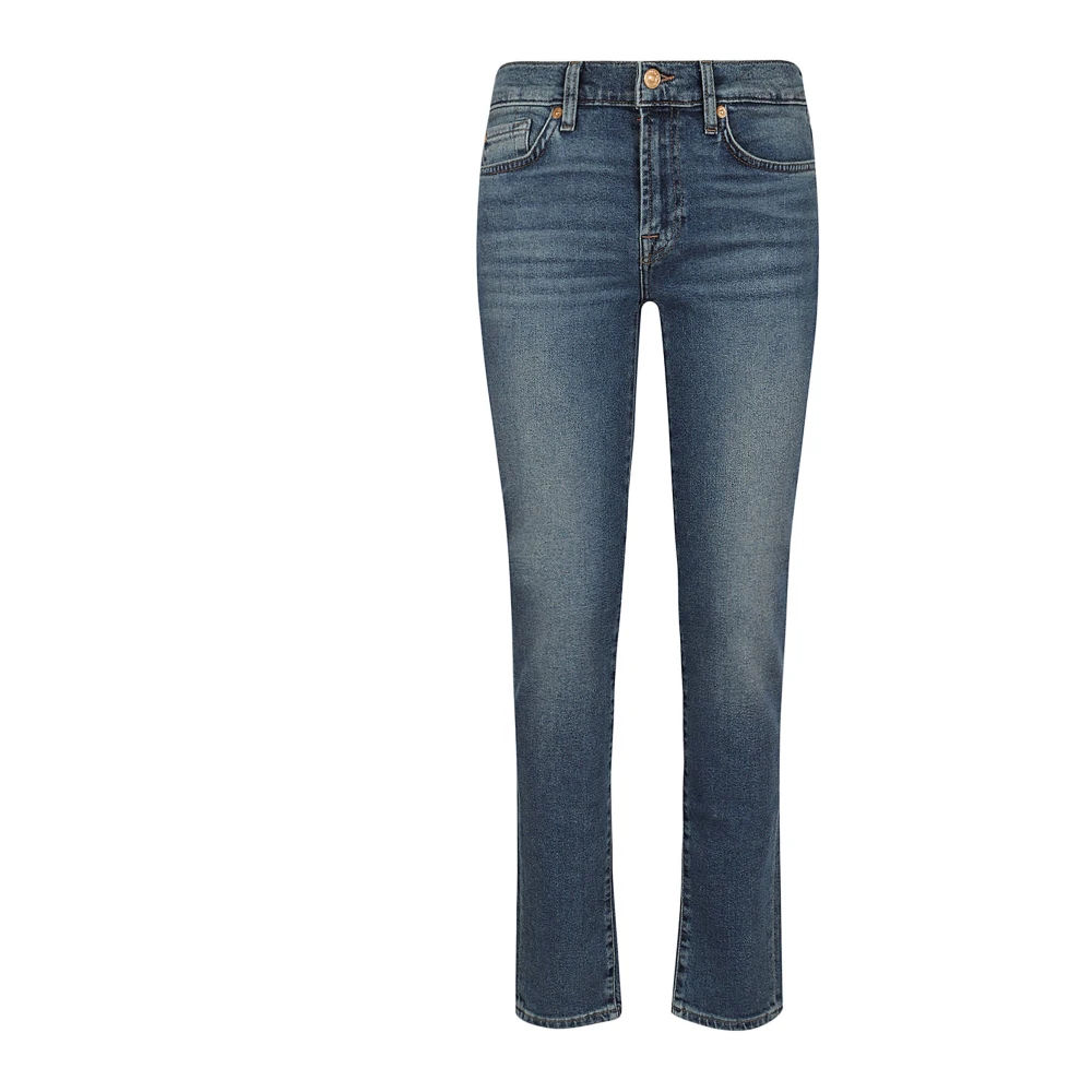 7 For All Mankind Luxe Vintage Sea Level Donkerblauw Blue Dames