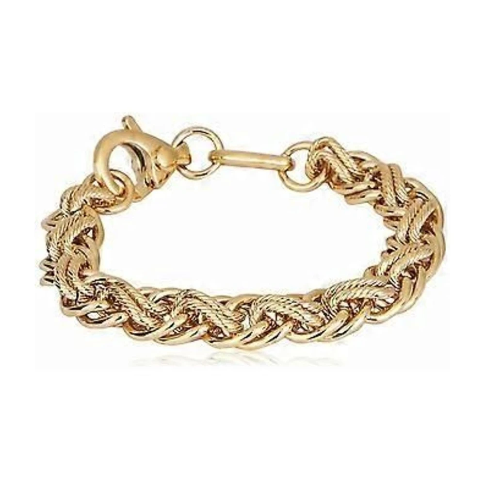Guess Women's Yellow Bracelets, One Size, Stainless Steel Bracelet With Polished Finish