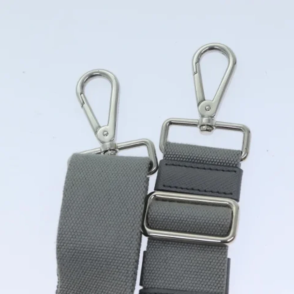 Prada Vintage Pre-owned Canvas home-office Gray Dames