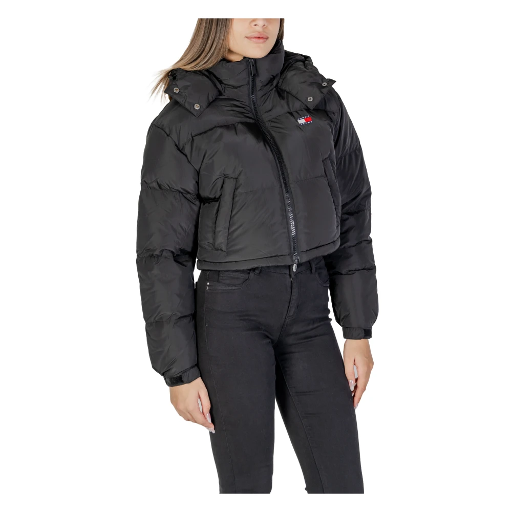 Tommy Jeans Alaska Dames Jassen Collectie Black Dames