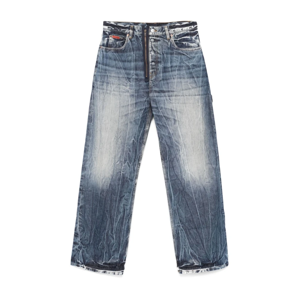 Martine Rose Herren Blau Jeans, Xlgröße: