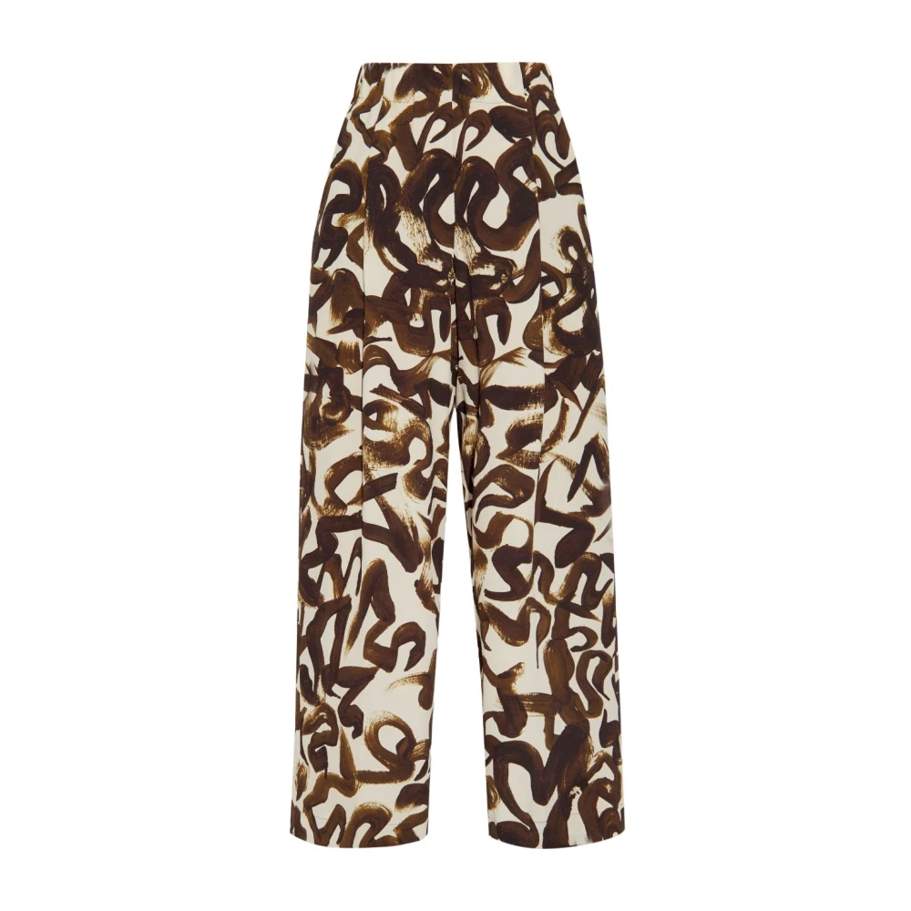 Dries Van Noten Bruine Broek voor Mannen Brown Dames