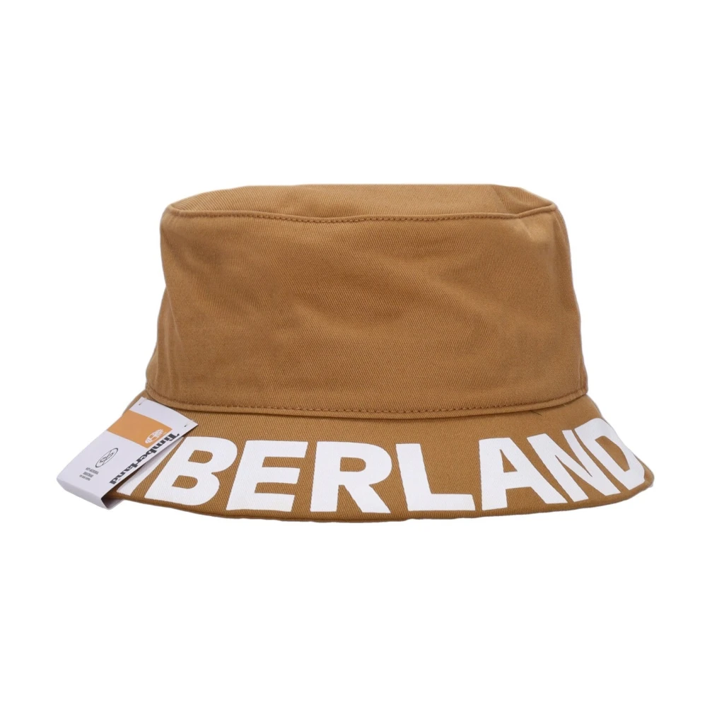 Timberland Men's Yellow Bucket Hat With Wheat Logo