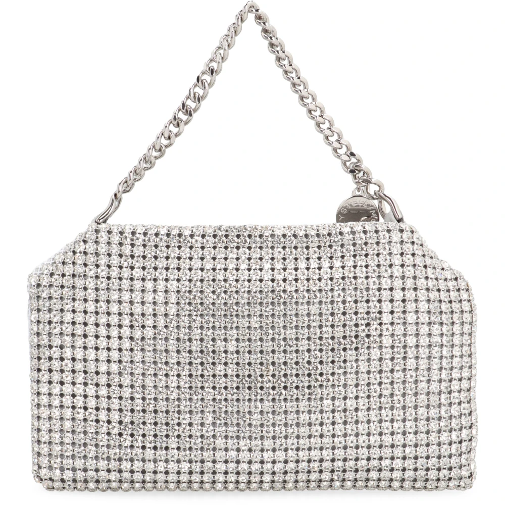 Stella Mccartney Kristalversierde Schoudertas Gray Dames