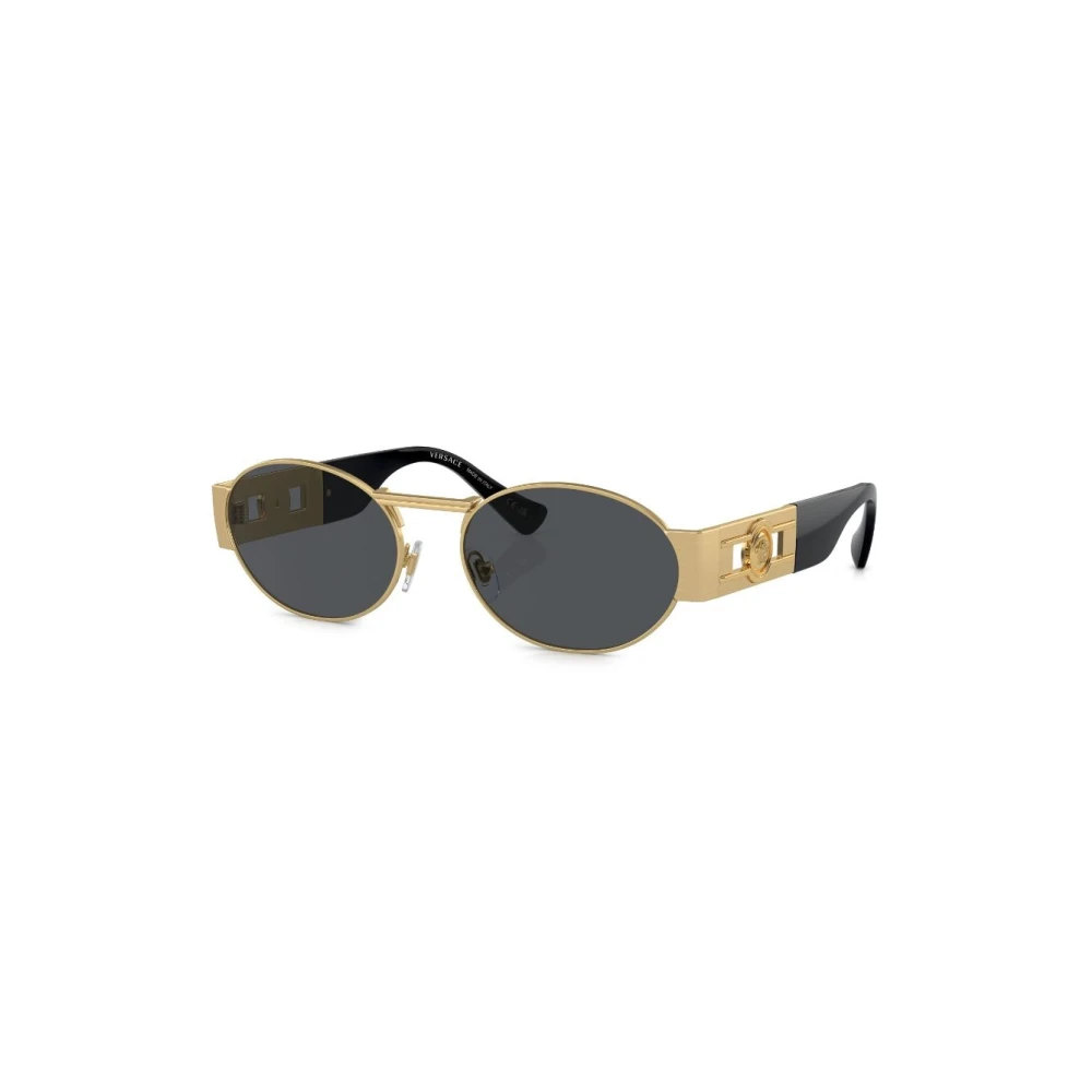 Versace Unisex Yellow Oval Sunglasses - Sunglasses - 56 Mm - Accessories