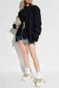 jupe-en-denim-drapee-mini