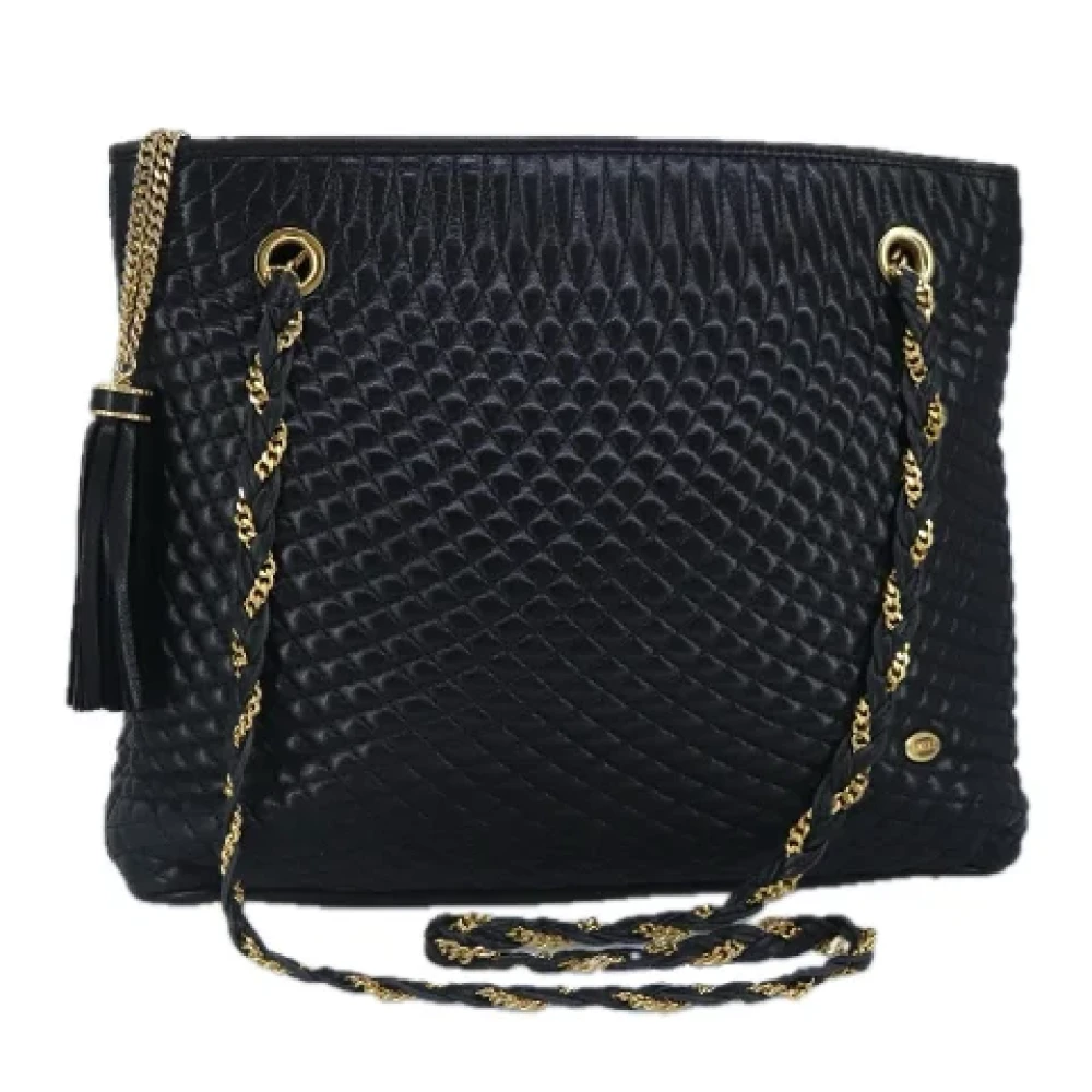 Bally Pre-owned Leather shoulder-bags Black Dames