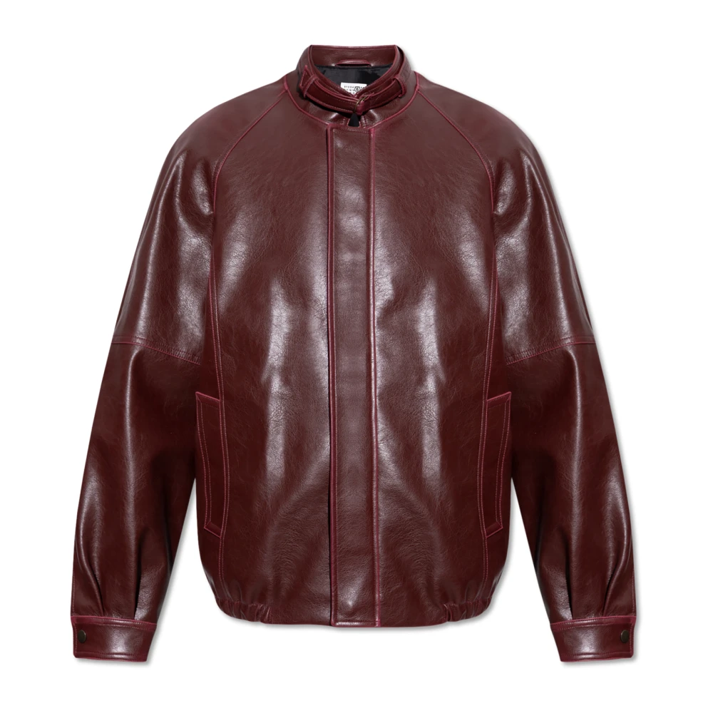 MM6 Maison Margiela Jas met opstaande kraag Red Heren