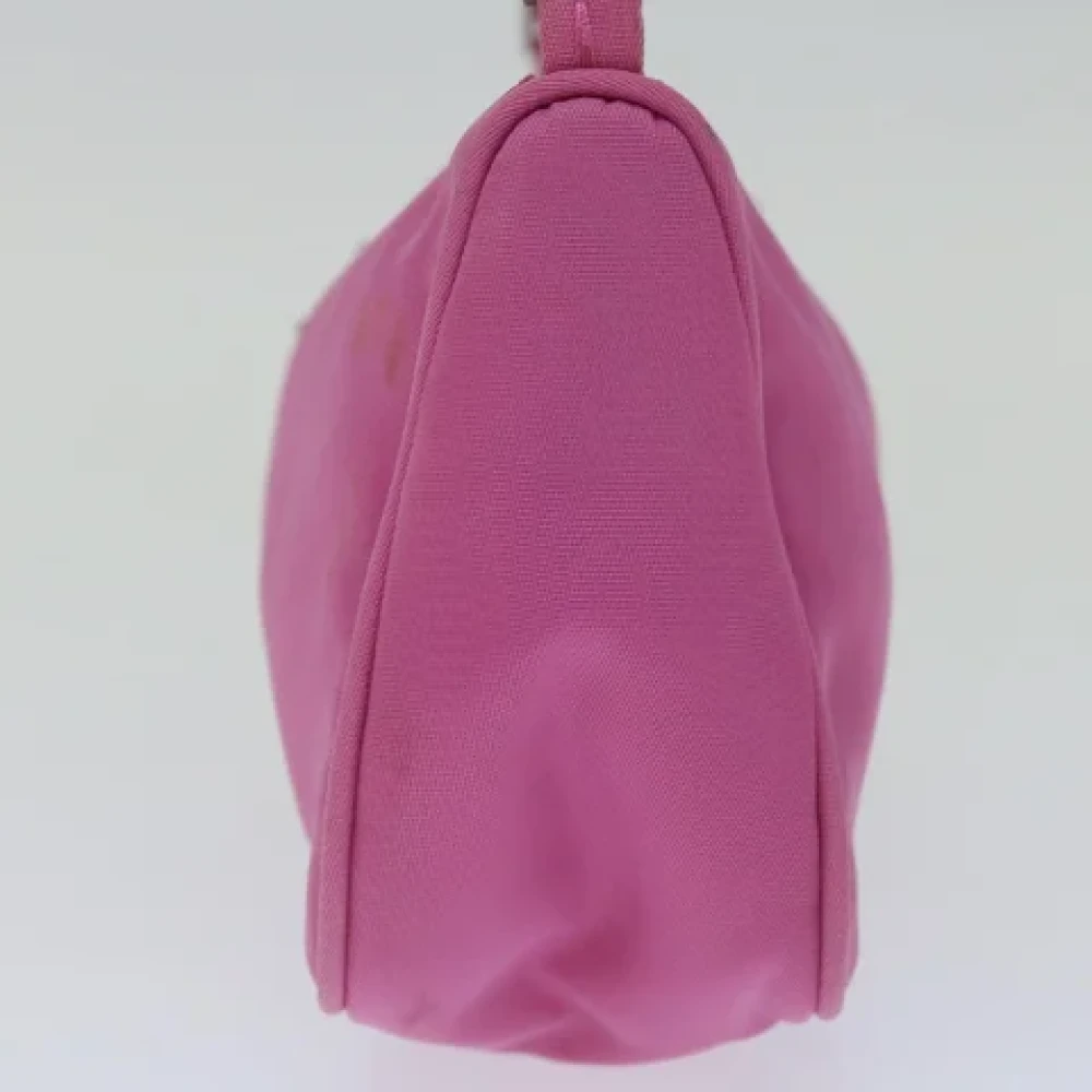 Prada Vintage Pre-owned Nylon pouches Pink Dames