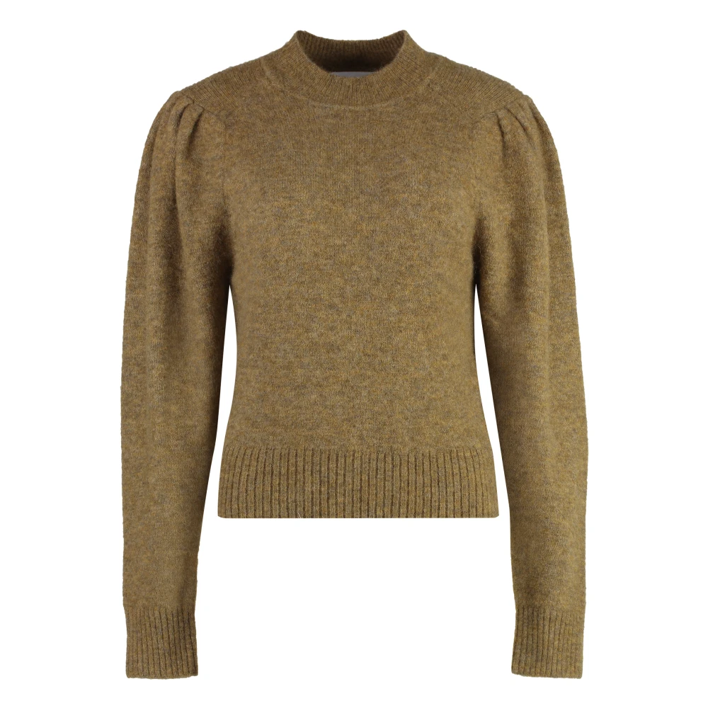 Isabel Marant Étoile Gezellige Wolmix Crew-neck Sweater Beige Dames