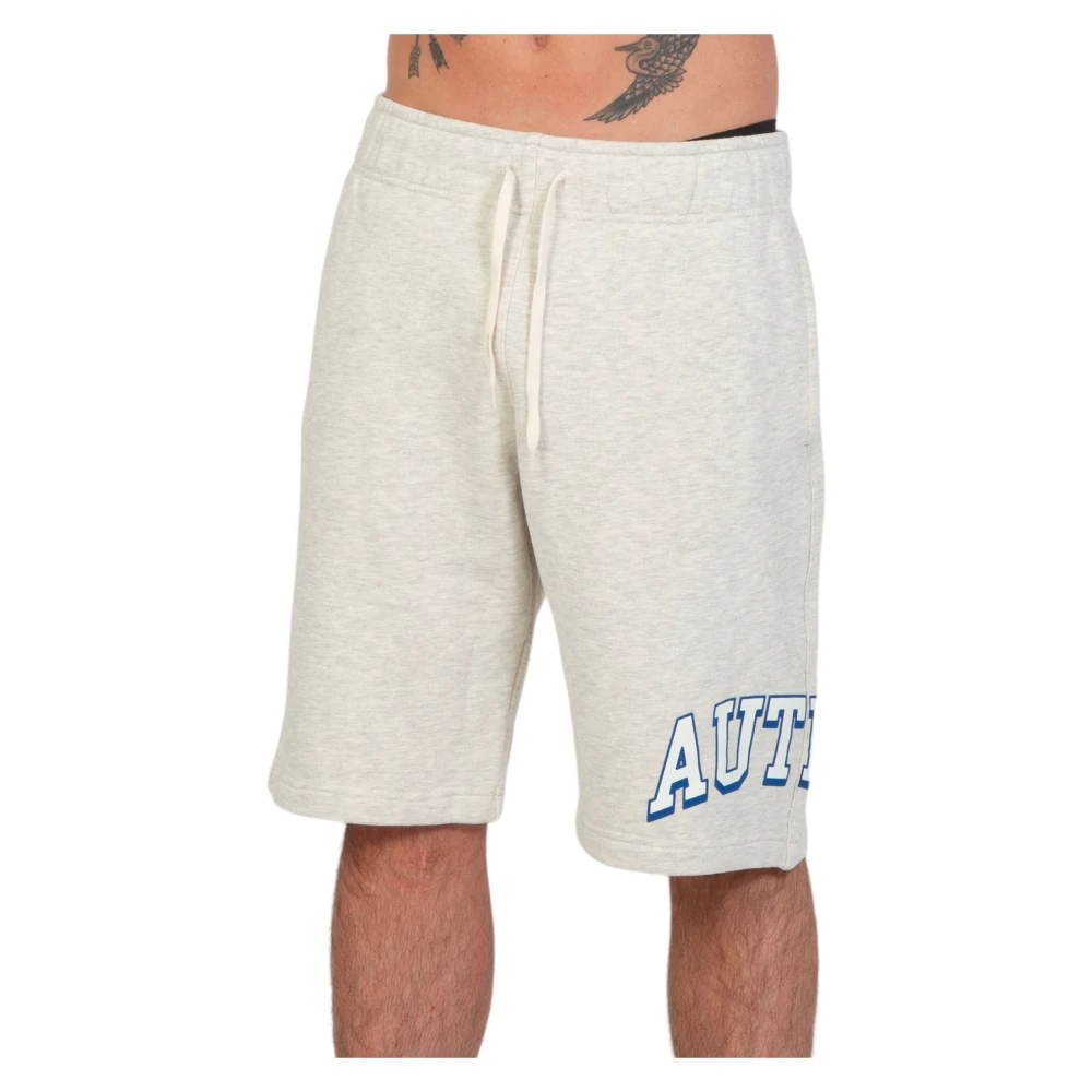 Autry Klassieke College Shorts voor dagelijks comfort Gray Heren