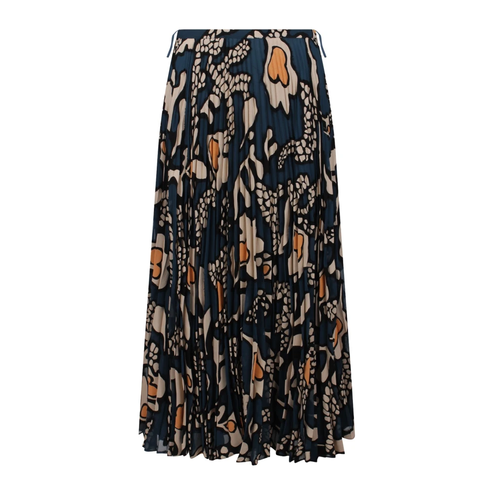 Ulla Johnson Geplooide Faun Midi Rok met Prints Multicolor Dames