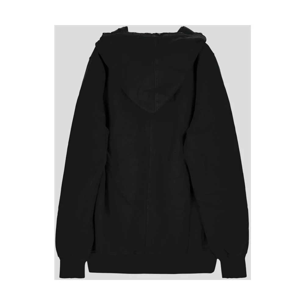 Rick Owens Jumbo Gimp Hoodie Katoenen Sweatshirt Black Heren