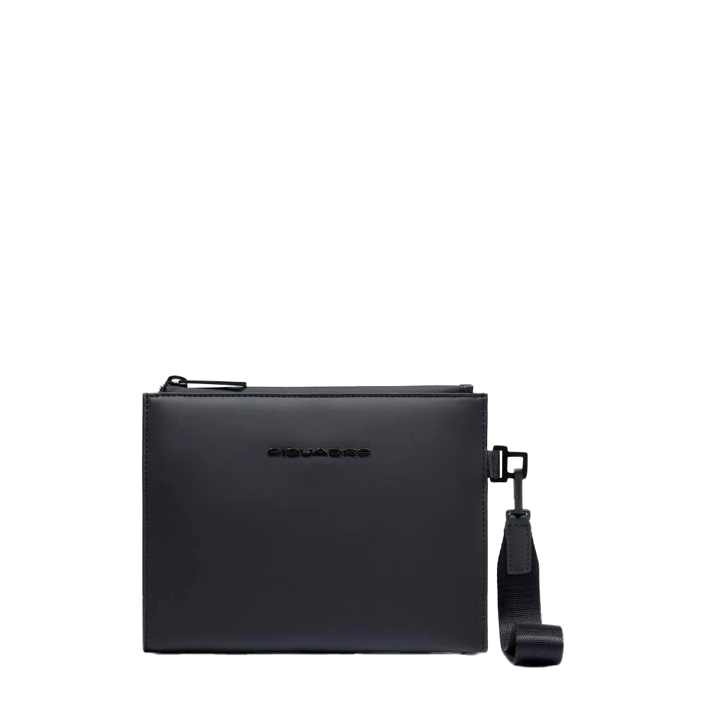 Piquadro Herren Schwarz Corner 2.0 Wristlet