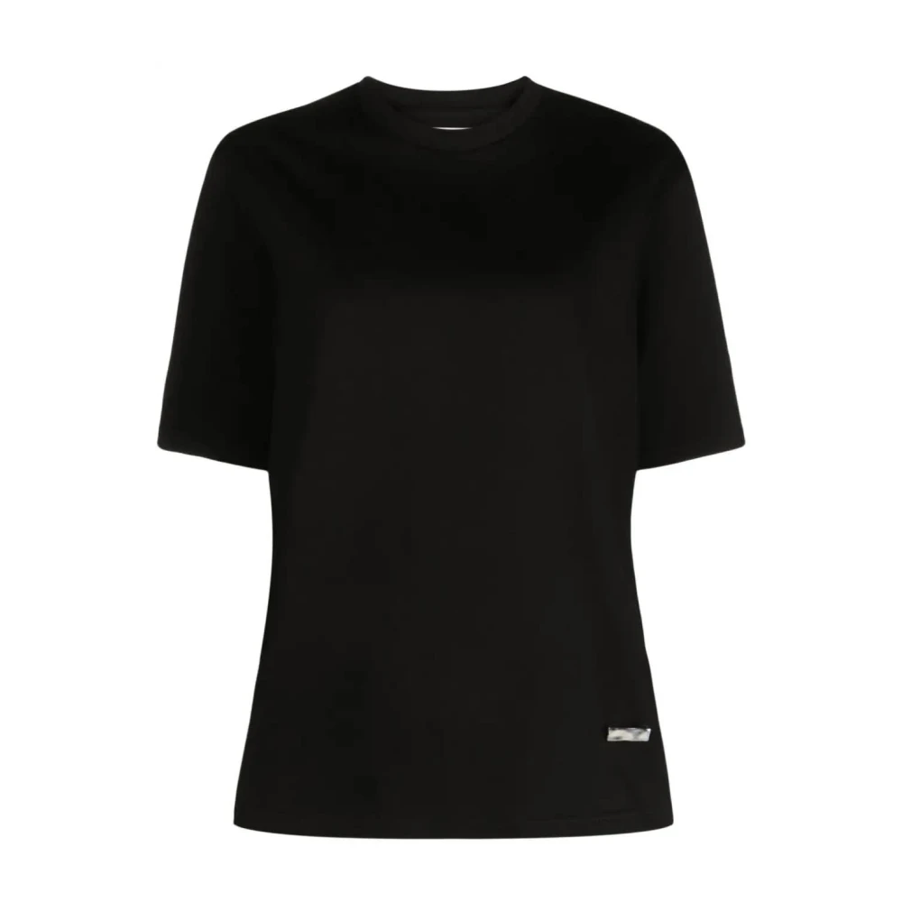 Jil Sander 001 T-Shirt Klassieke Stijl Black Dames