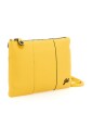 pochette-femme-noire-jaune-logo