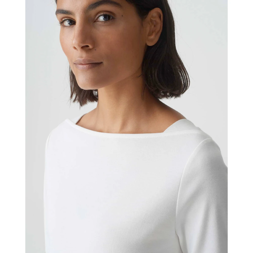 Opus Top met korte mouwen en Subda Beige Dames