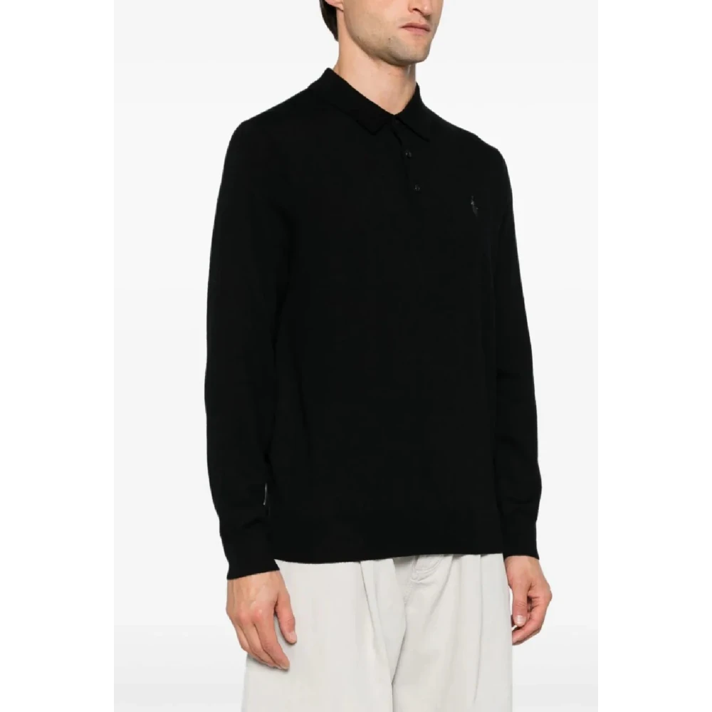Polo Ralph Lauren Lange Mouw Gebreide Trui Pullover Black Heren