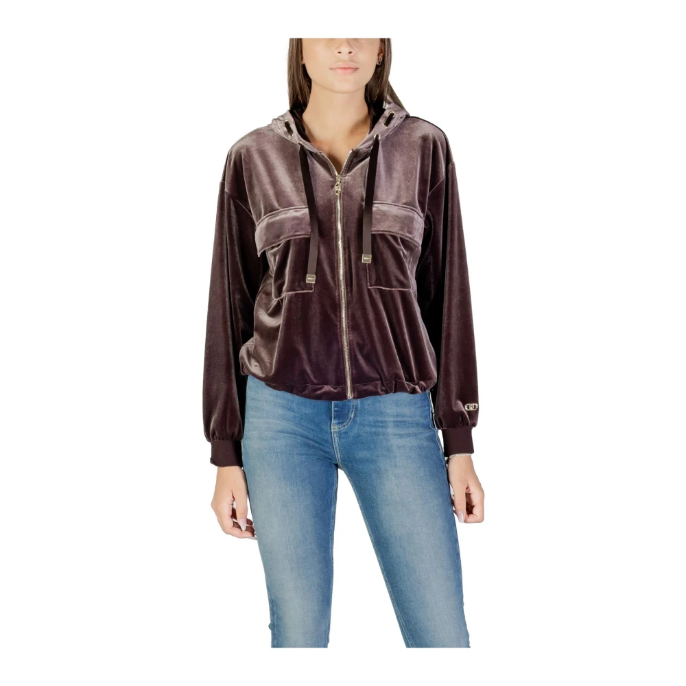 Liu Jo Damen Braun Sweatshirts & Hoodies, Sgröße: