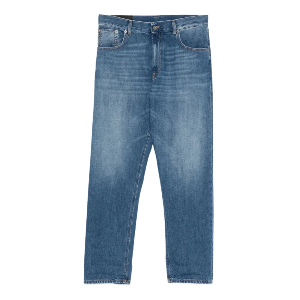 Dondup Men's Blue Ervin Jeans - Straight Fit Jeans - W34 - Jeans