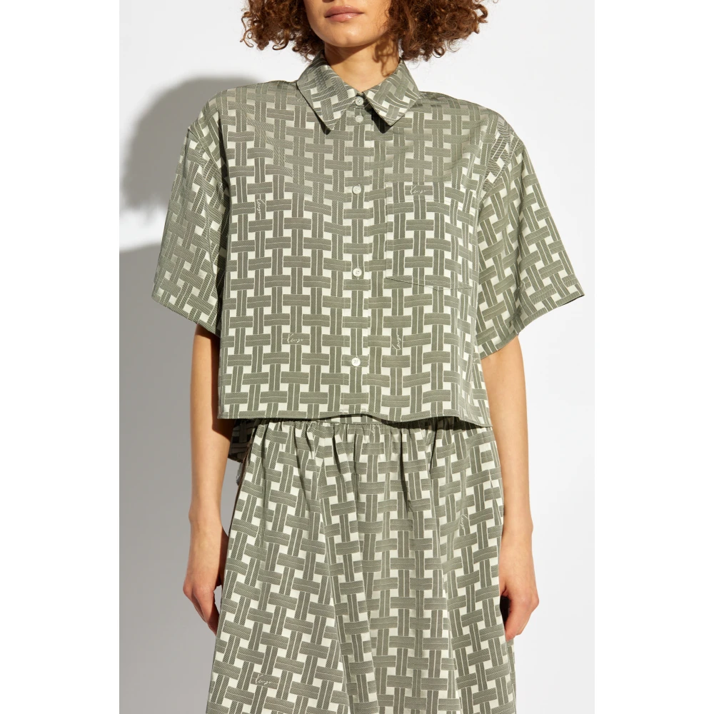 Kenzo Geruit patroon overhemd Multicolor Dames