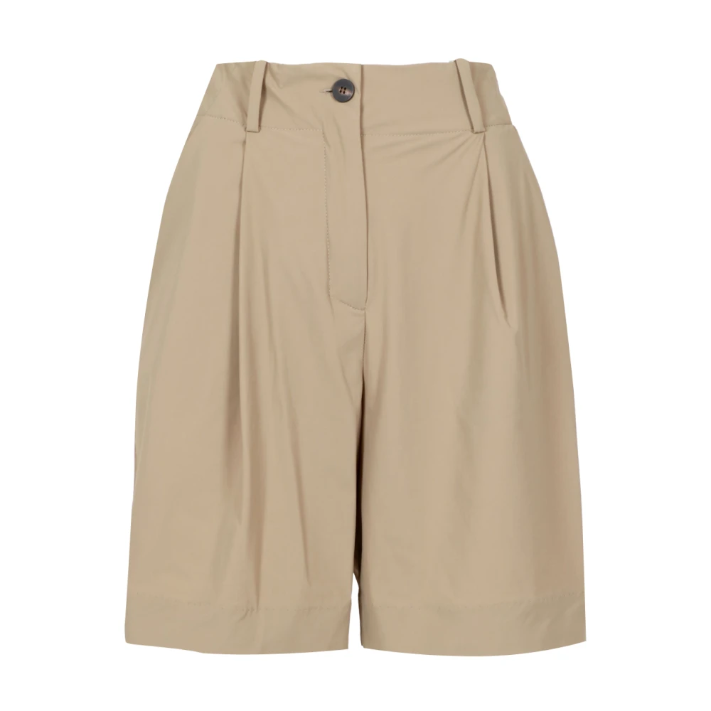 RRD Bruna Höga Shorts med Fickor Brown, Dam