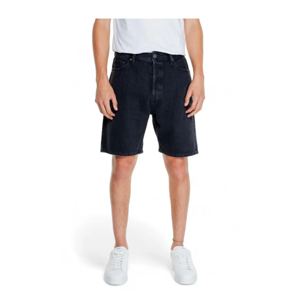 jack & jones Katoenen Bermuda Shorts Collectie Lente Zomer Black Heren