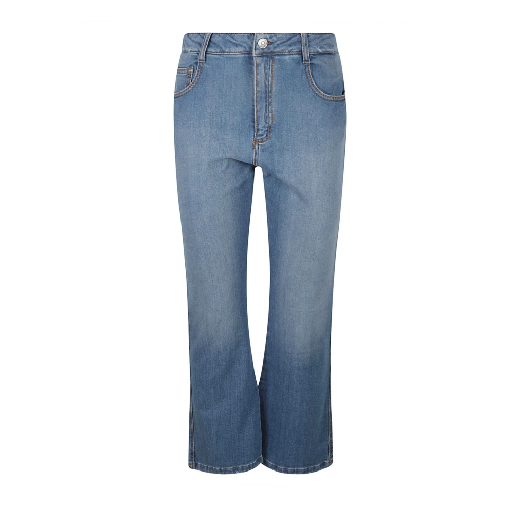 Jeans > Cropped Jeans - - Ermanno Scervino - Modalova
