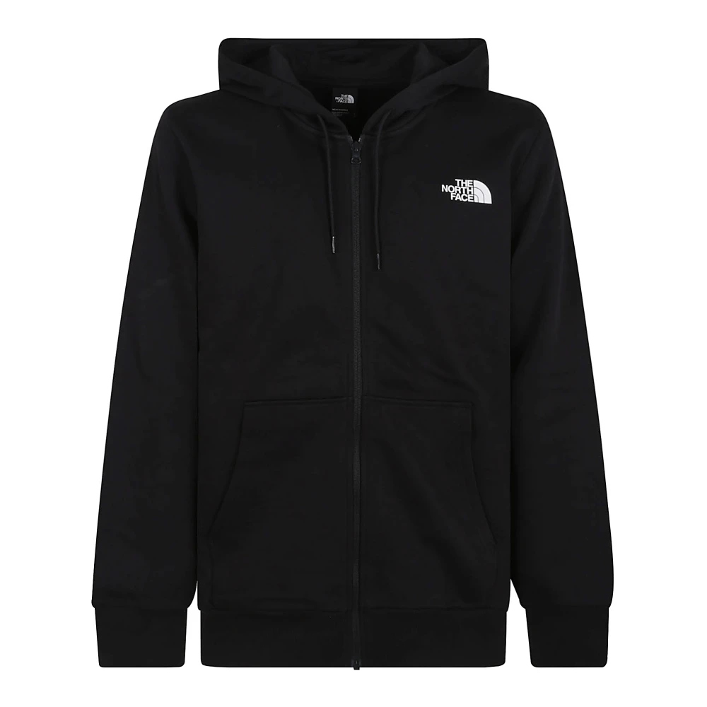 The North Face Eenvoudige Dome Rits Hoodie Black Heren