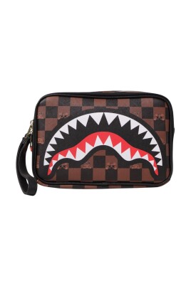 checkered-shark-travel-bag