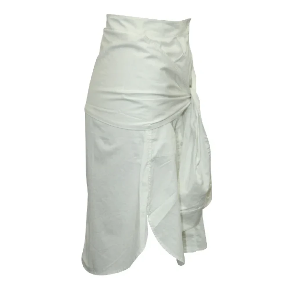Alexander Wang Pre-owned Cotton bottoms White Dames