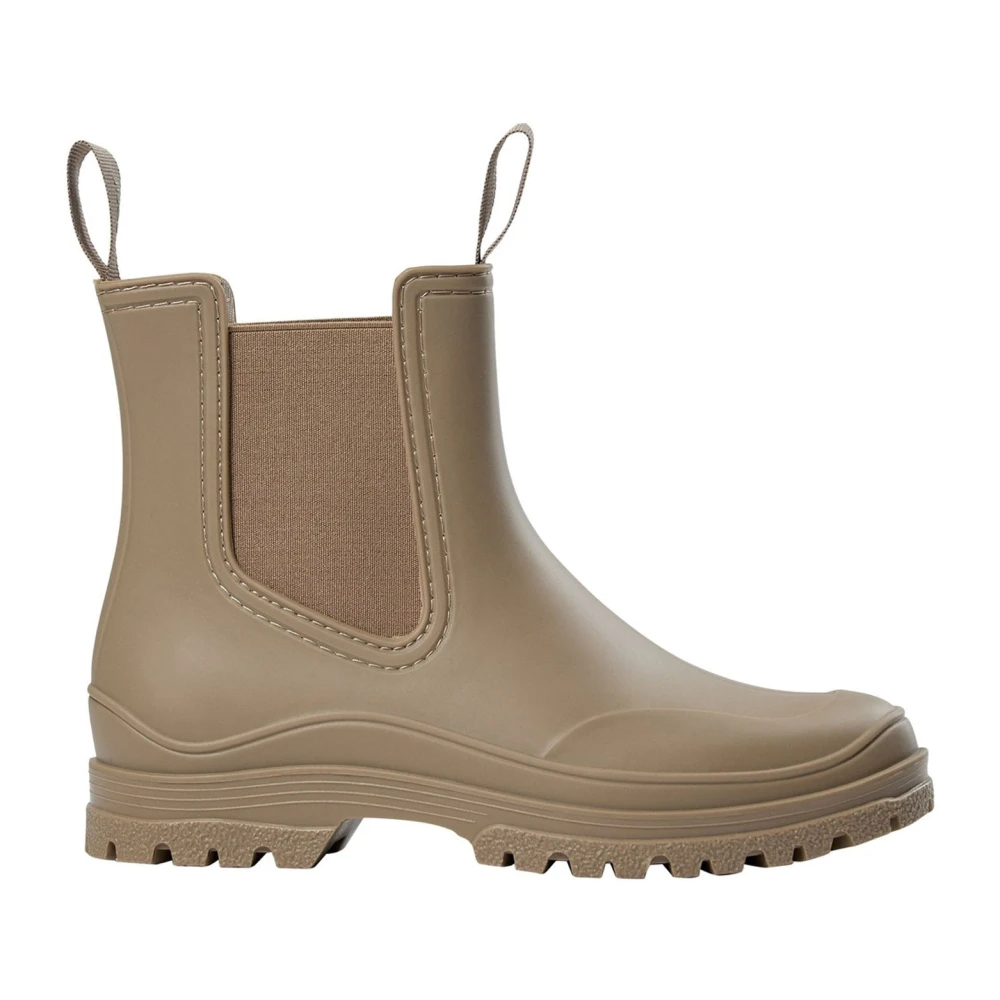 Sofie Schnoor Donna Beige Stivale In Gomma Sabbia Scuro Modello Elegante