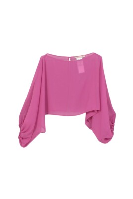 bridge-blouse-fuchsia-soft-line-wide-sleeve