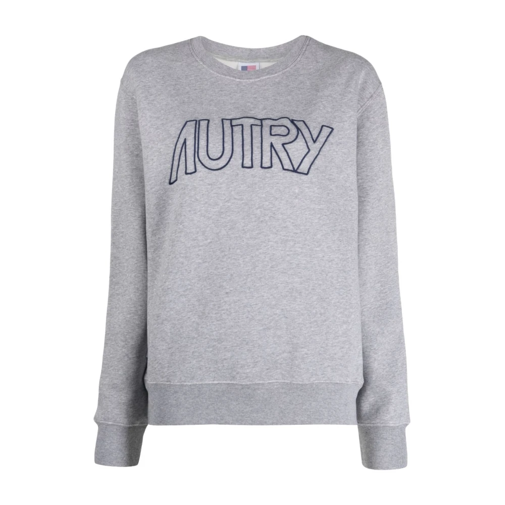 Autry Melange Sweatshirt Icon Vrouwen Gray Dames