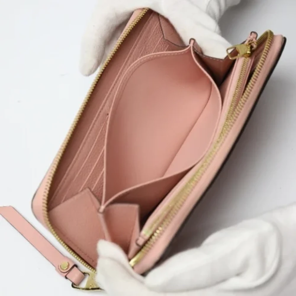 Louis Vuitton Vintage Pre-owned Fabric wallets Pink Dames