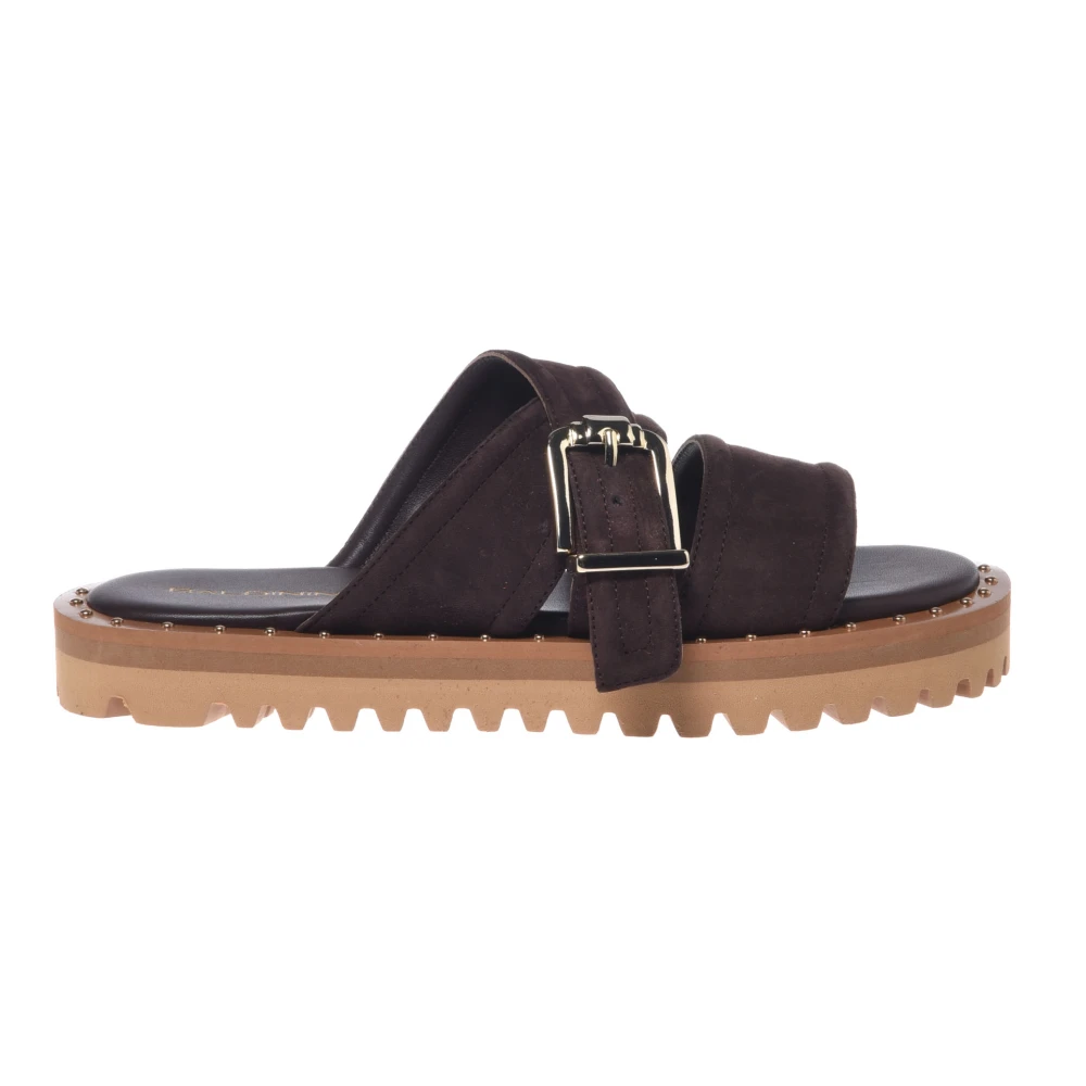 Baldinini Donna Marrone - Suede Mule - Shoes - 39 Eu