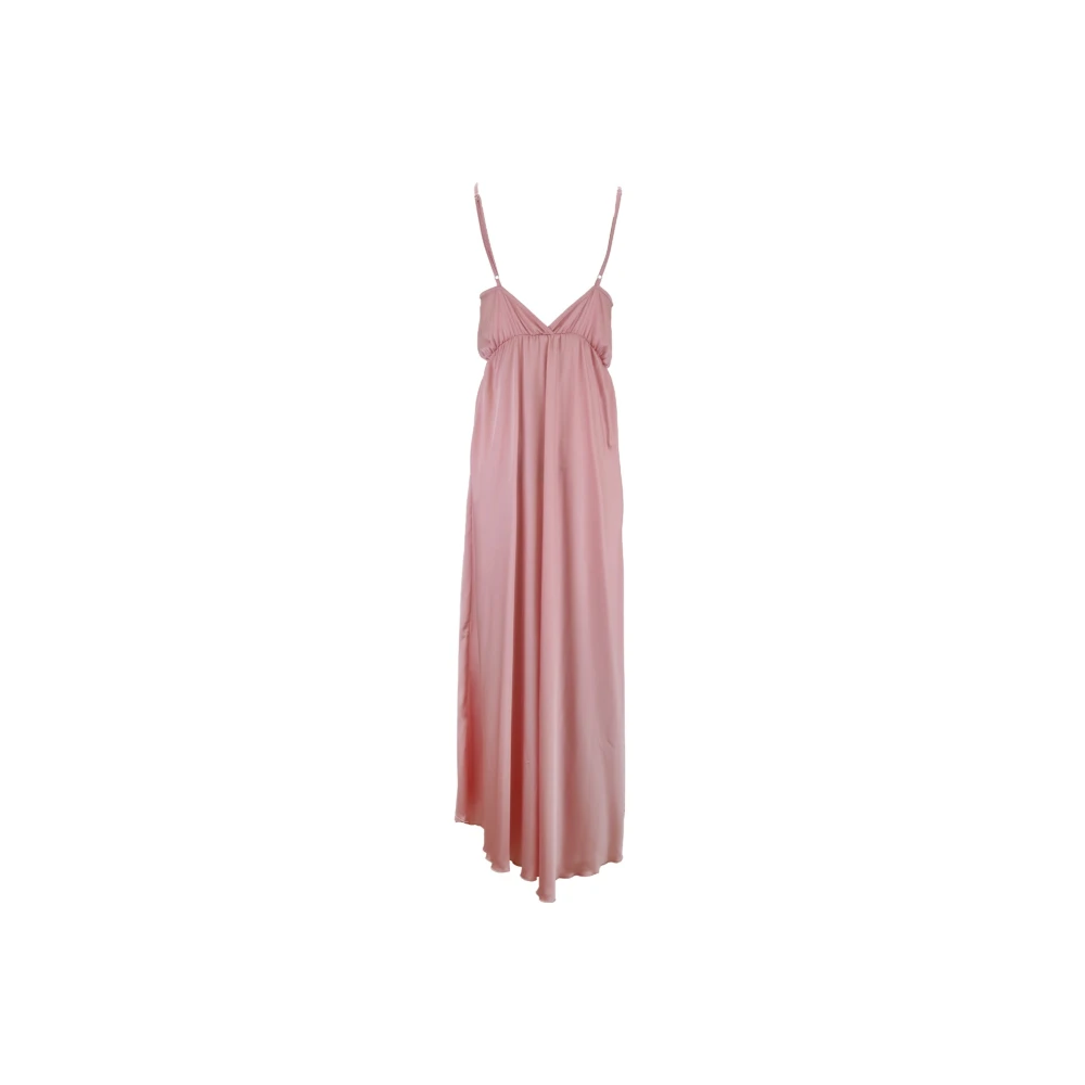 Aniye By Lange bloemenjurk met diepe split Pink Dames