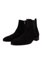 bottes-chelsea-en-daim-noir-de-luxe
