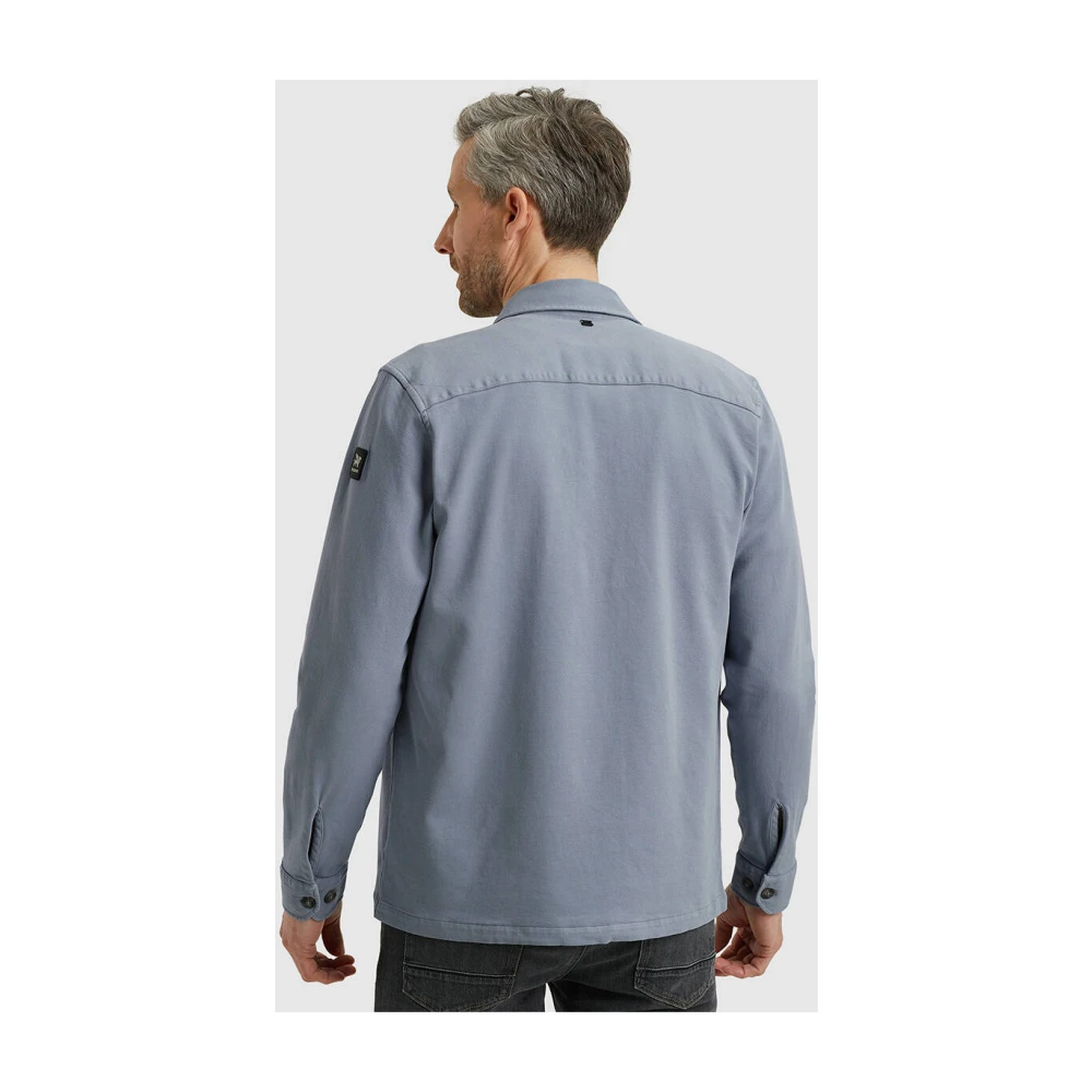 Vanguard Lange mouw overhemd GD Structuur Blue Heren