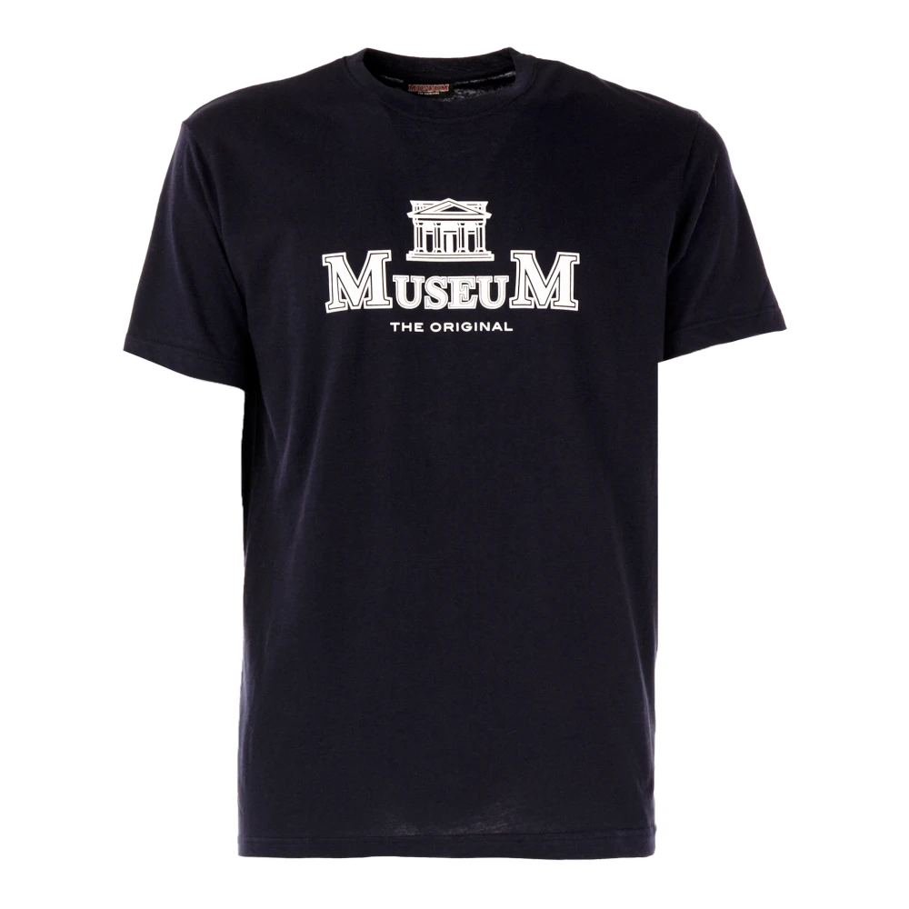 Museum Heren Erik T-shirt Blue Heren