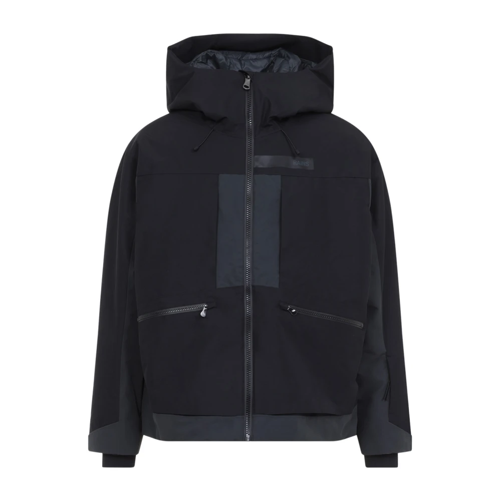 Rains Uomo Nero Giacche, M, New,